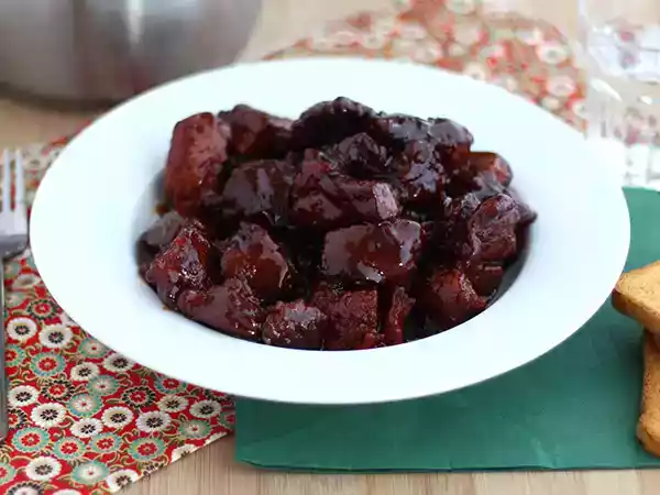 Recept Karamellfläsk