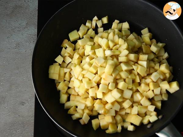 Camembert- och äppeltårta - Beredning steg 2