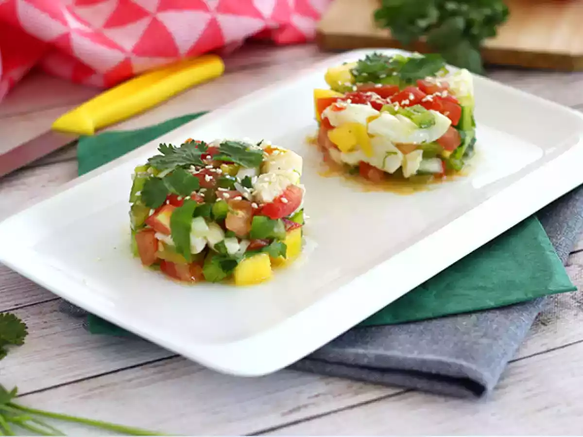 Ceviche av torsk