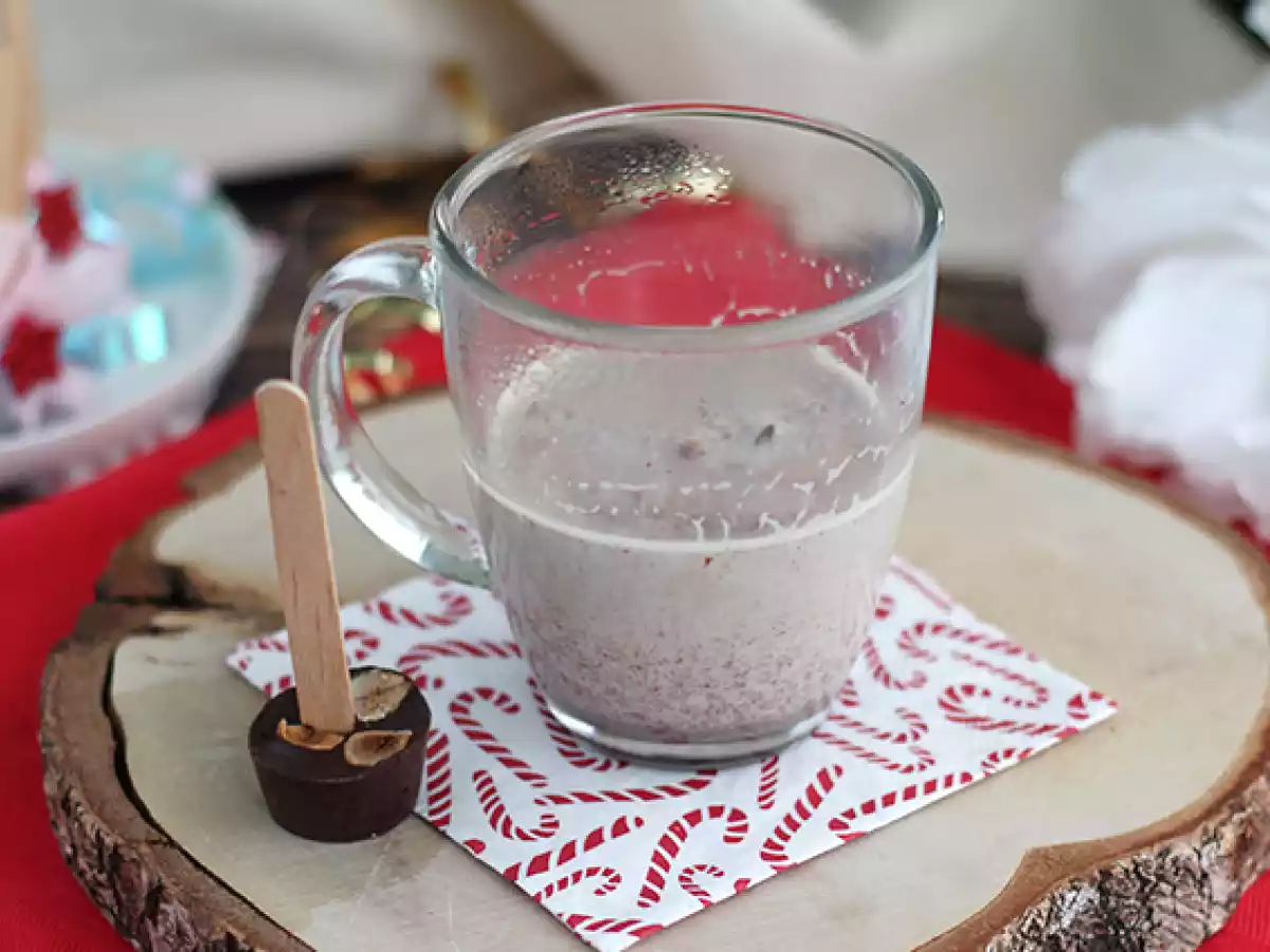 Klubbor med varm choklad: mörk choklad och rostade hasselnötter - foto 3
