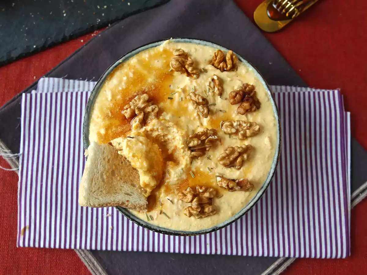 Krämig pumpa- och fetaostpaté med en touch av honung - foto 4